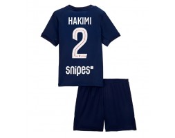 Paris Saint-Germain Achraf Hakimi #2 Hemmaställ Barn 2025-26 Kortärmad (+ Korta byxor)